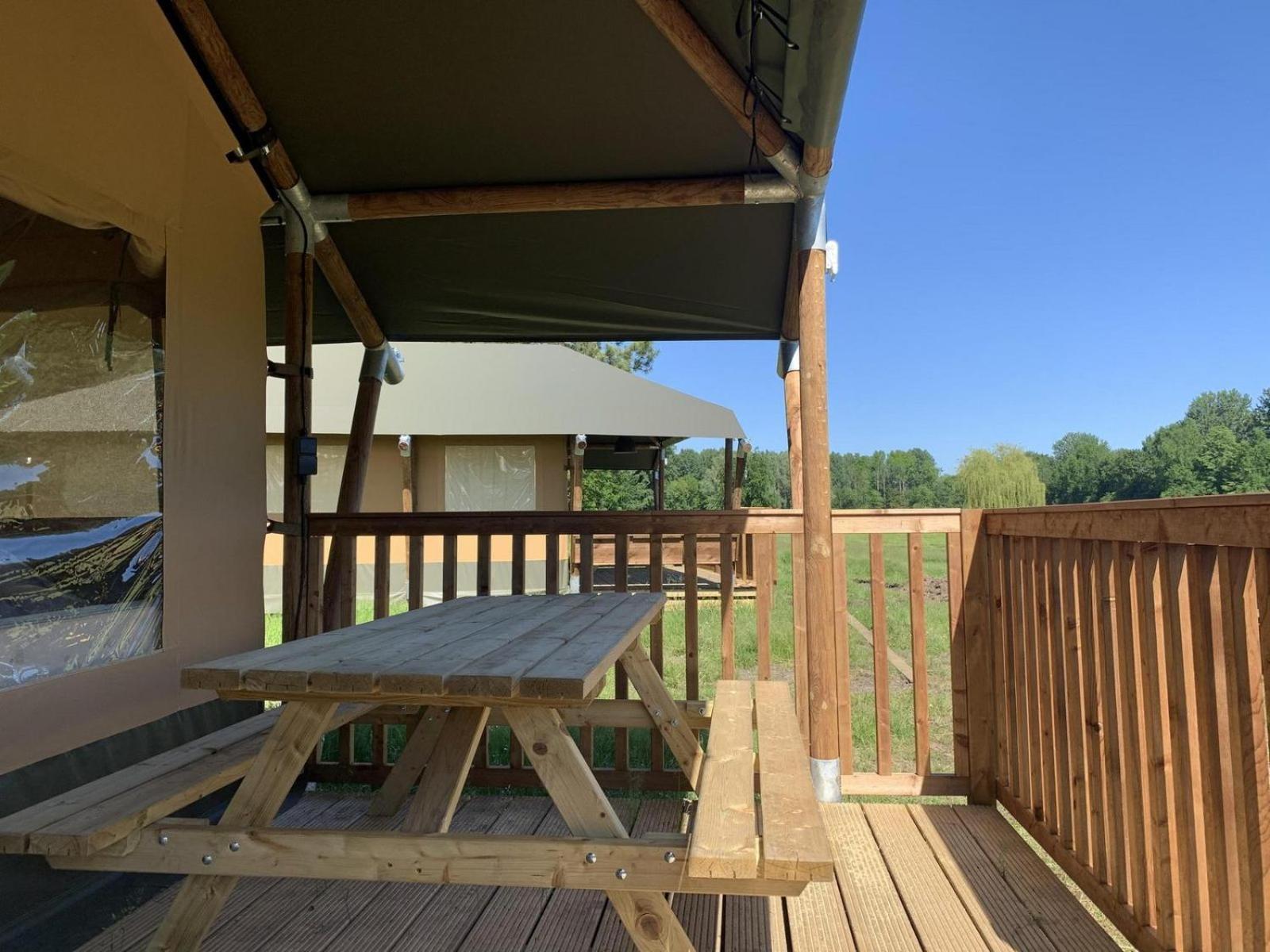 Glamping Lodge With Eco-Wellness ゼーウォルデ エクステリア 写真
